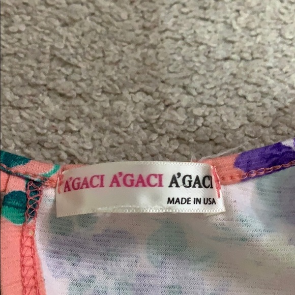 A’gaci flowered tank top - Picture 3 of 3